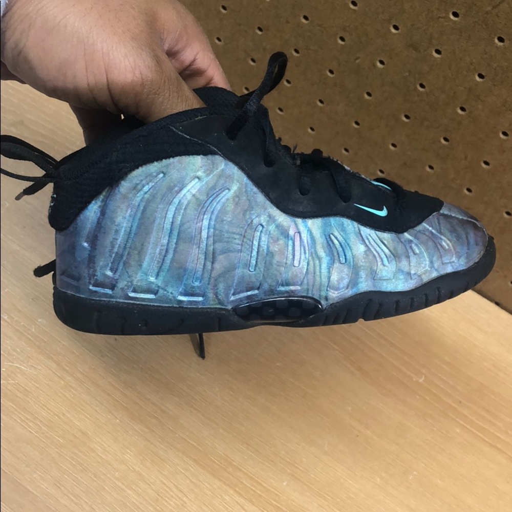 Nike Little Posite One Abalone Toddler Sz 10c - Picture 8 of 10
